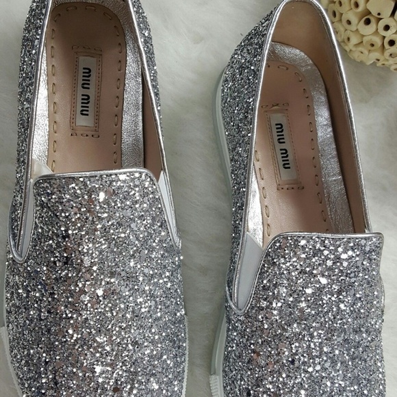 ⛔MIU MIU PRADA METAL CAP TOE SKATE SNEAKER - Picture 4 of 8